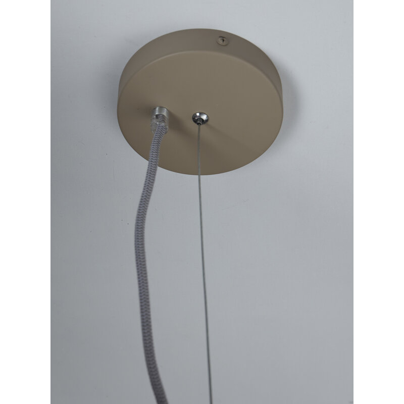 it's about RoMi-collectie Hanging lamp glass Verona ribbed, amber