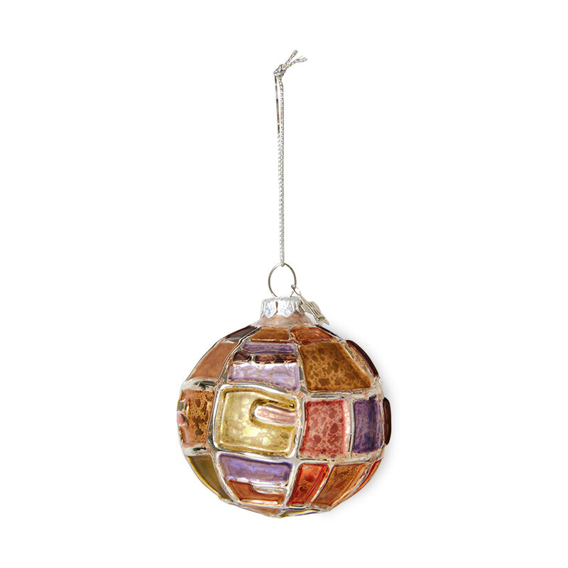 HKliving-collectie Kerst ornament: brutalist rond