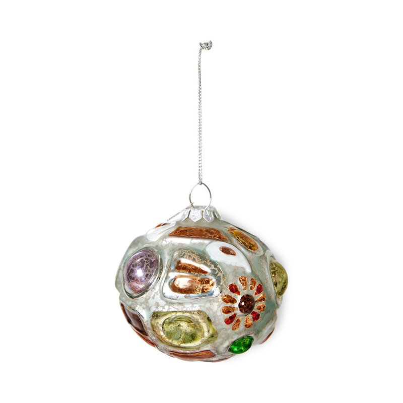 HKliving-collectie Kerst ornament: jewels rond