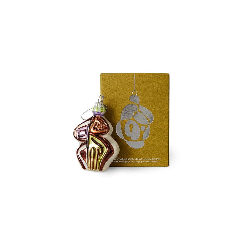 HKliving-collectie Kerst ornament: anatomic ovaal