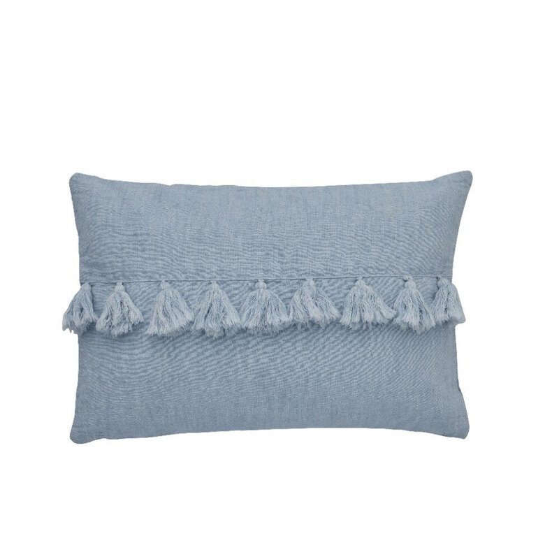 Lene Bjerre  Felinia cushion 60x40 cm blue