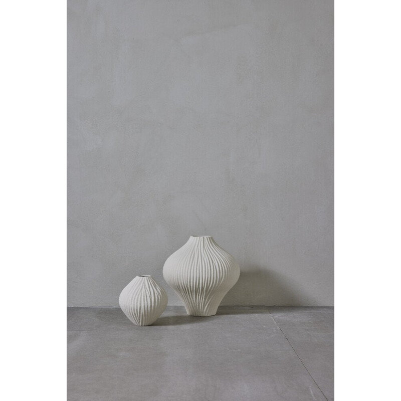 Lene Bjerre  Esmia decorative vase H34,5 cm off-white