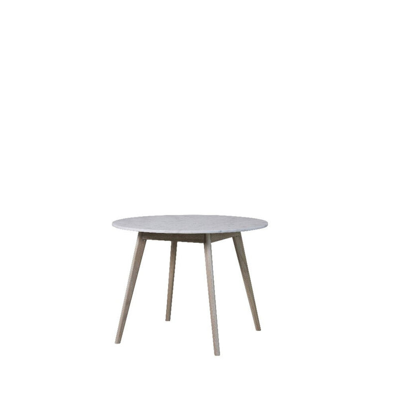 Lene Bjerre  Ellie eettafel H75xB100xL100 cm White wash