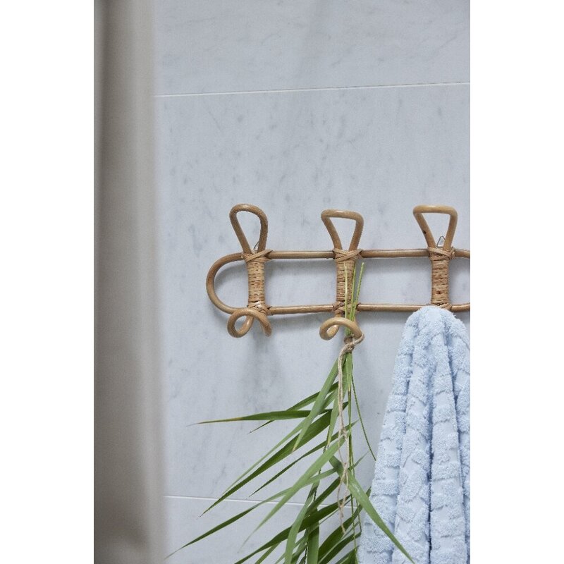 Lene Bjerre  Risine coat rack H19 cm nature