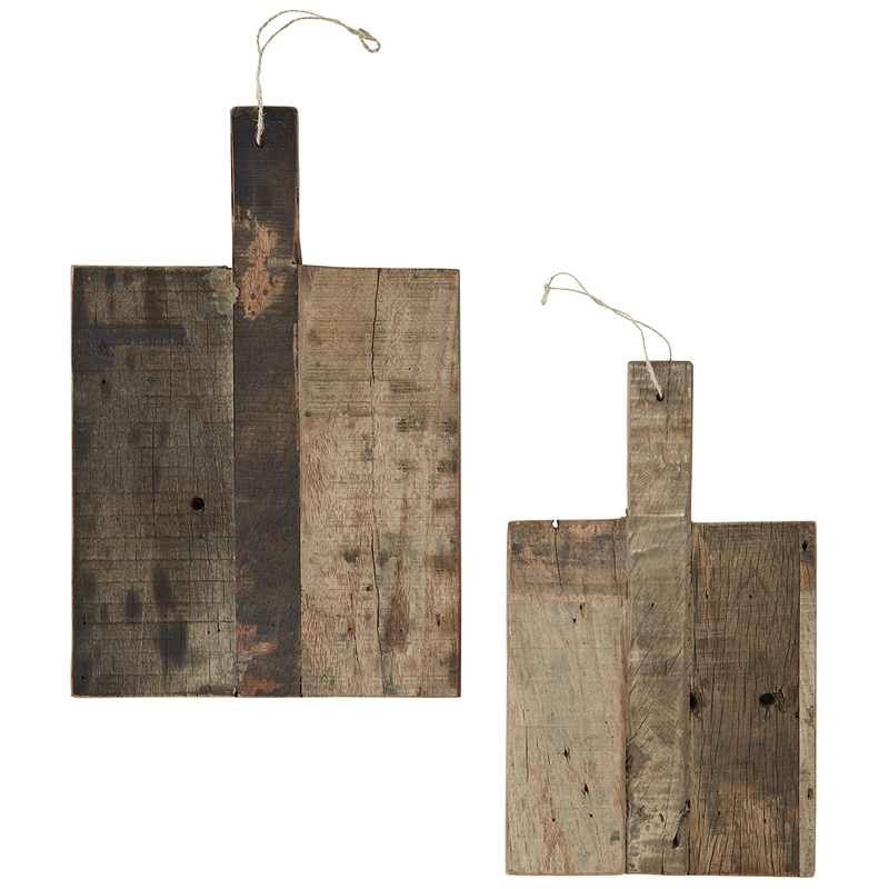 Madam Stoltz-collectie Recycled wooden trays Natural