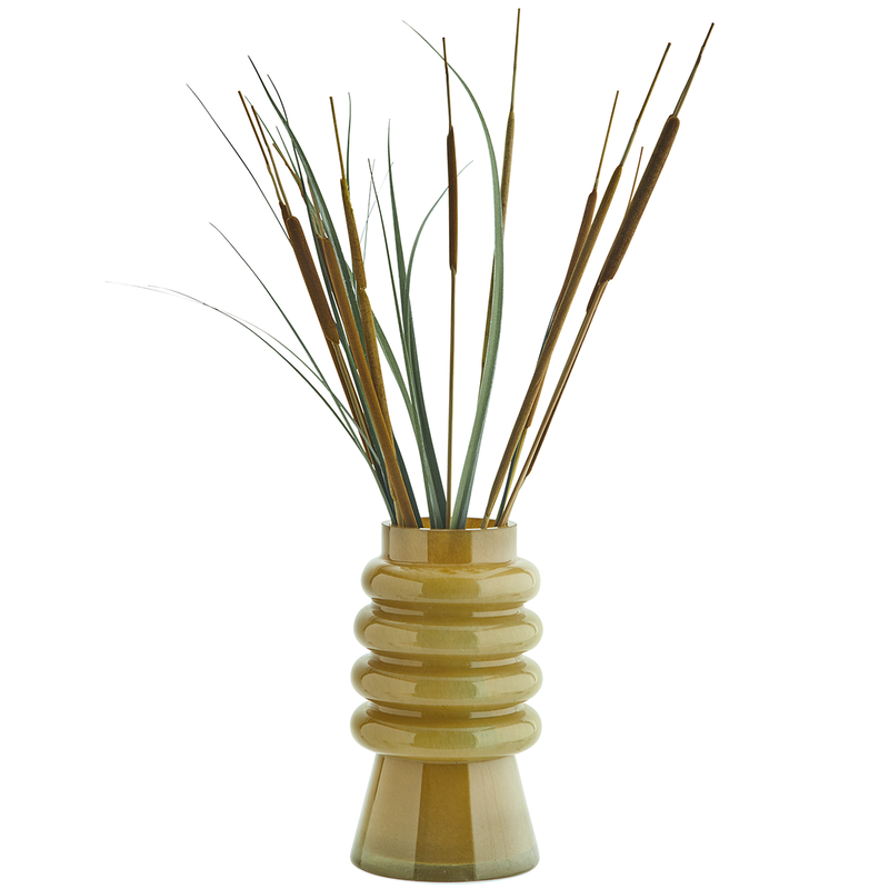 Madam Stoltz-collectie Glass vase Honey