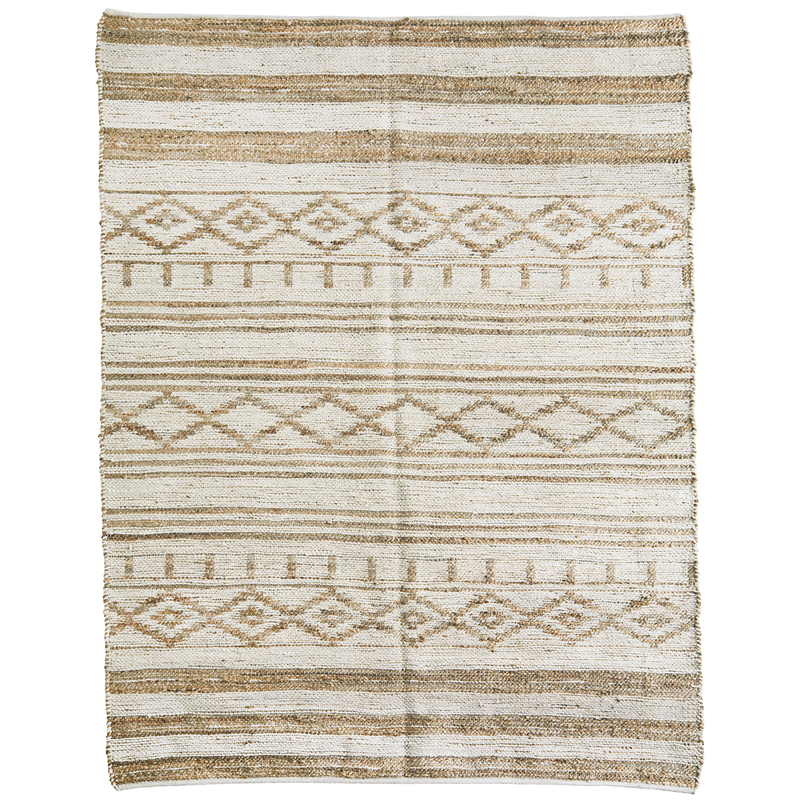 Madam Stoltz-collectie Cotton rug Off white natural