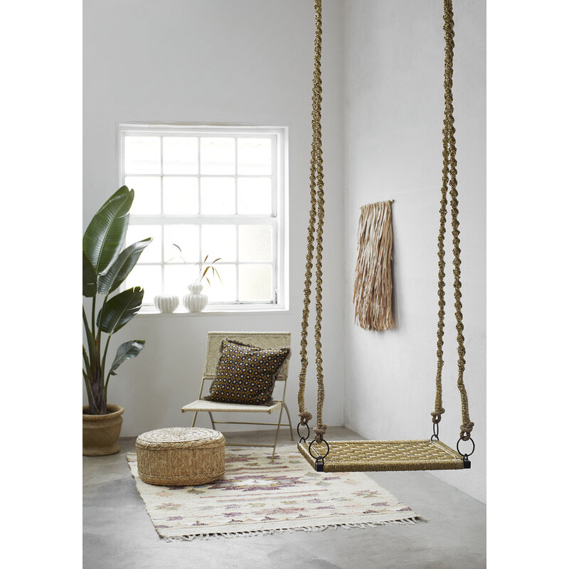 Madam Stoltz-collectie Cotton rug Off white natural