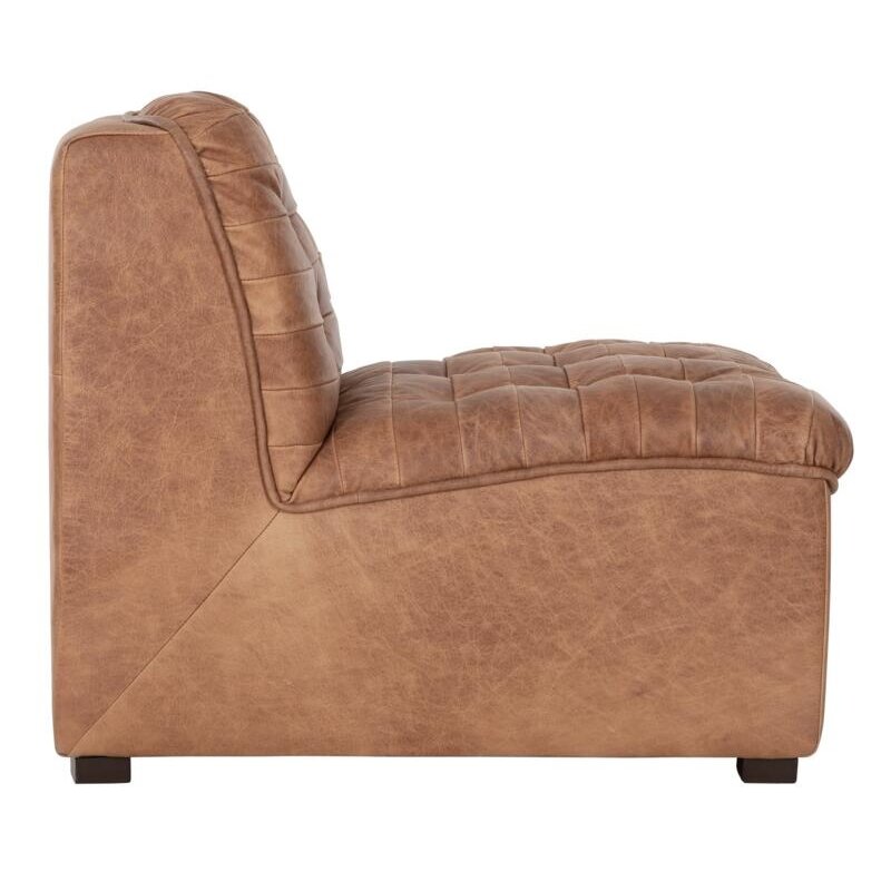 Lounge stoel Liberty cognac buffelleer.