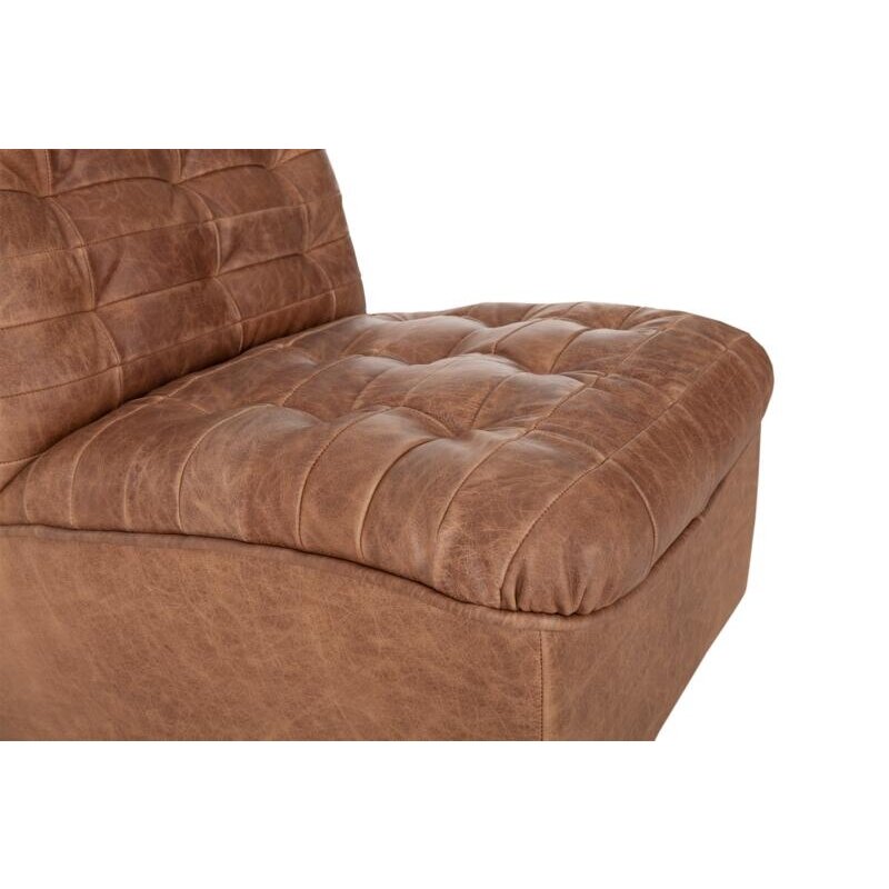 Lounge stoel Liberty cognac buffelleer.