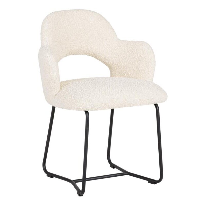 MUST Living-collectie Armstoel Vista 81x60x59 cm boucle natuurlijk