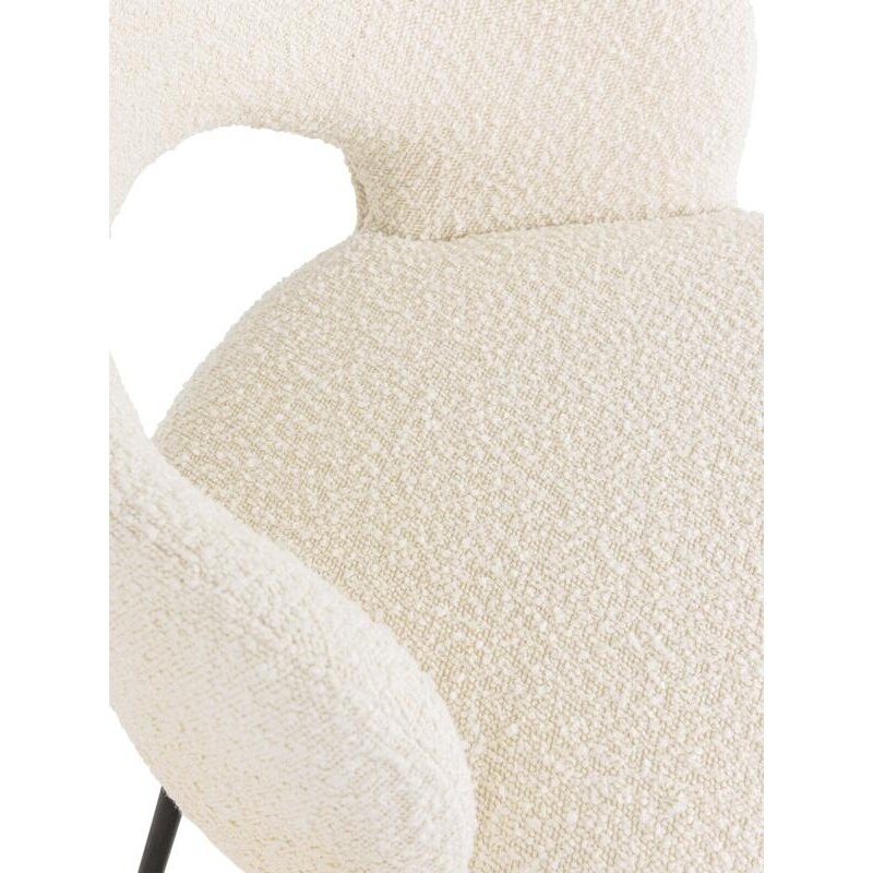 MUST Living-collectie Armstoel Vista 81x60x59 cm boucle natuurlijk