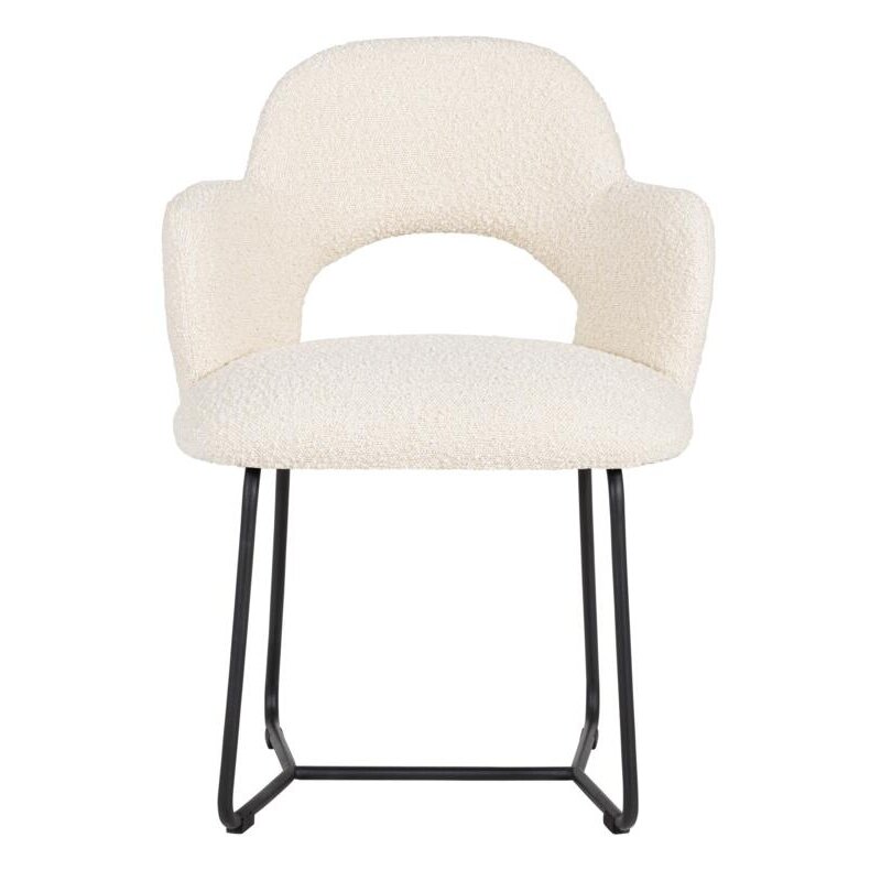 MUST Living-collectie Armstoel Vista 81x60x59 cm boucle natuurlijk