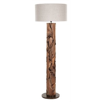 Vloerlamp Tempo 200xdia 35 cm naturel linnenkap