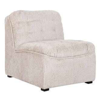 Lounge stoel Liberty 75x67x85 cm glamour naturel