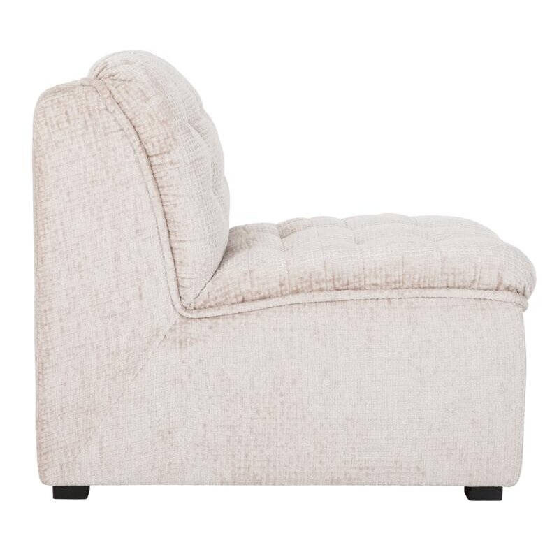 Lounge stoel Liberty 75x67x85 cm glamour naturel
