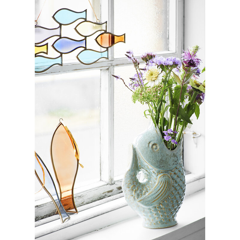 Madam Stoltz-collectie Hanging glass fish