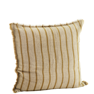 Madam Stoltz Linen cushion cover