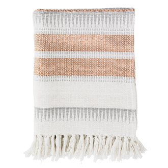 Madam Stoltz Recycled cotton throw