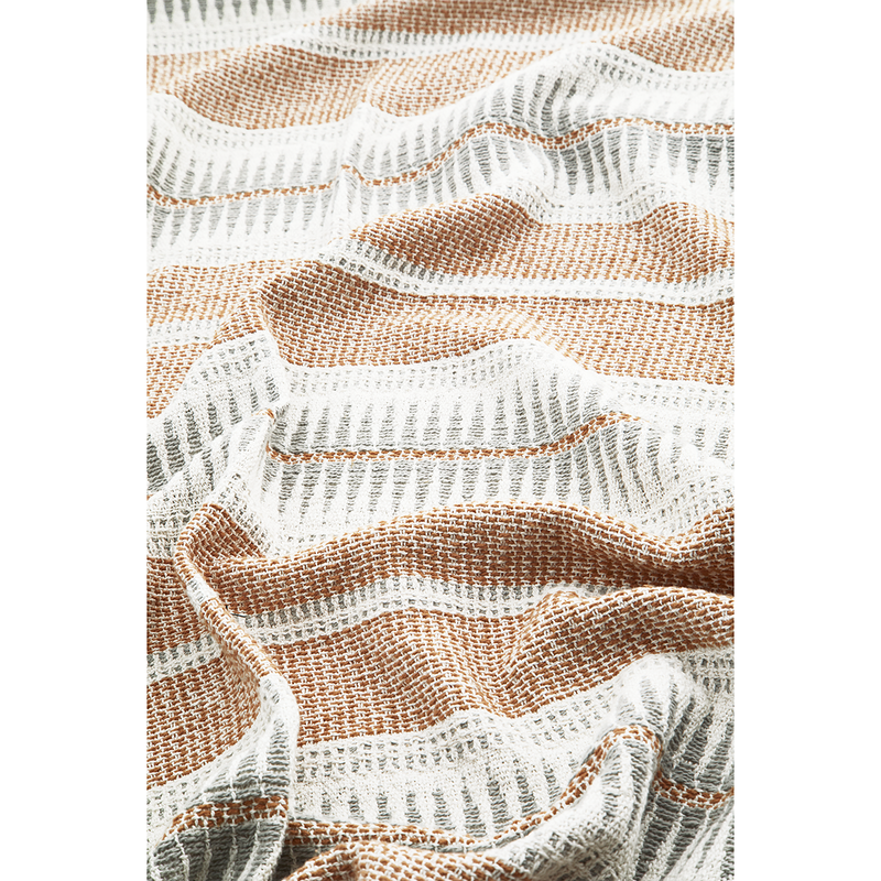 Madam Stoltz-collectie Recycled cotton throw