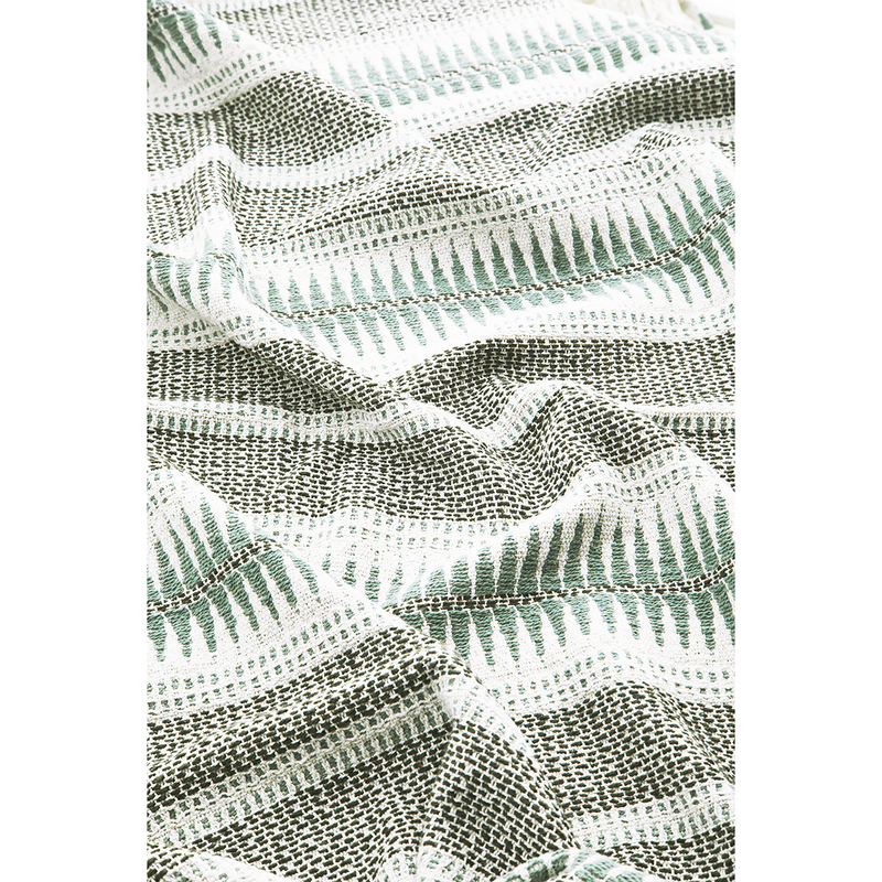 Madam Stoltz-collectie Recycled cotton throw