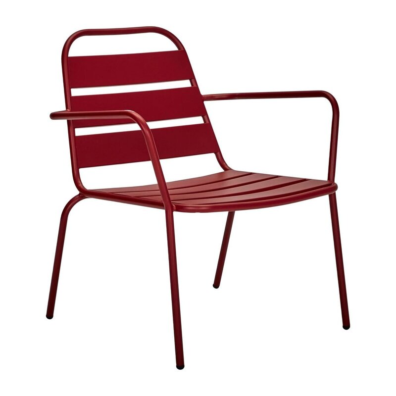 House Doctor-collectie Lounge stoel Helo Rood