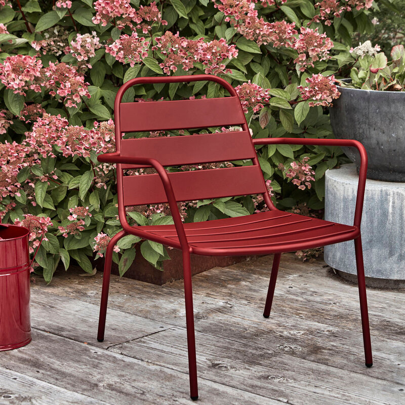 House Doctor-collectie Lounge stoel Helo Rood