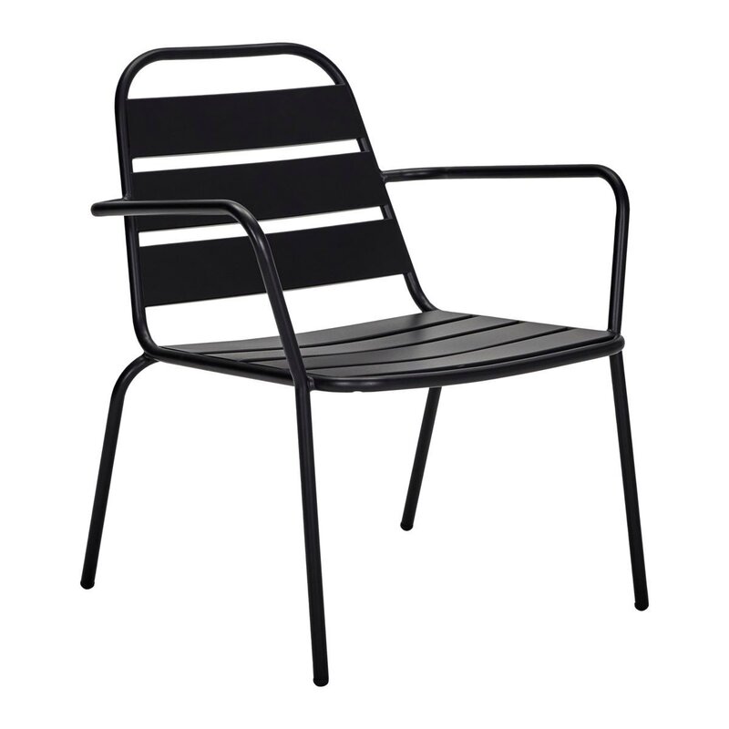 House Doctor-collectie Lounge chair Helo Black