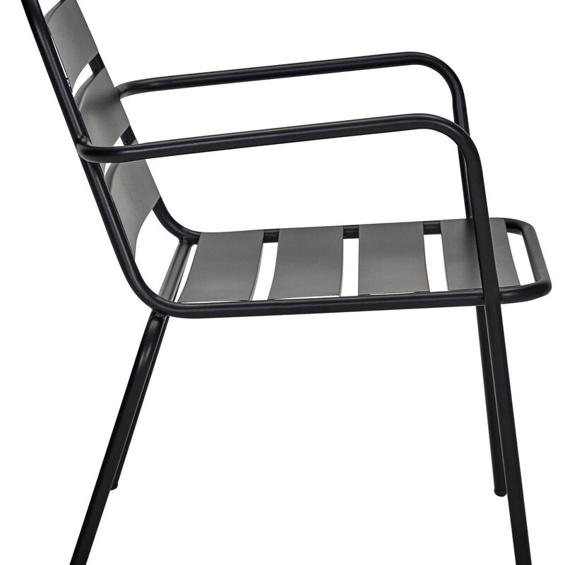 House Doctor-collectie Lounge chair Helo Black