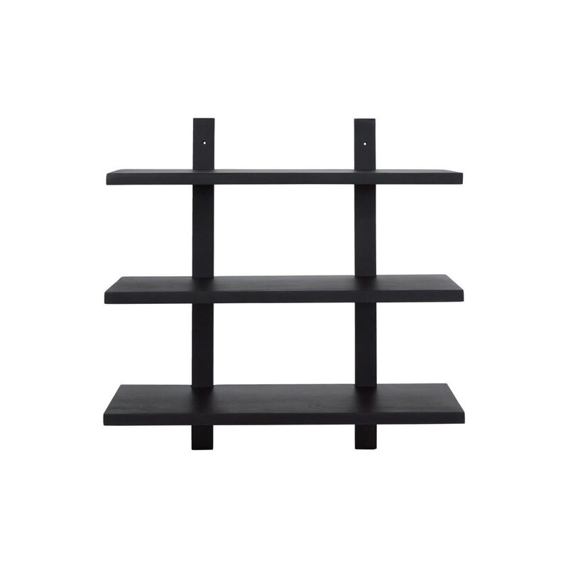House Doctor-collectie Wall Rack Shelf Black