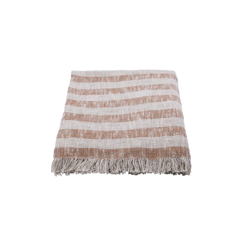 House Doctor-collectie Plaid Fold Brown