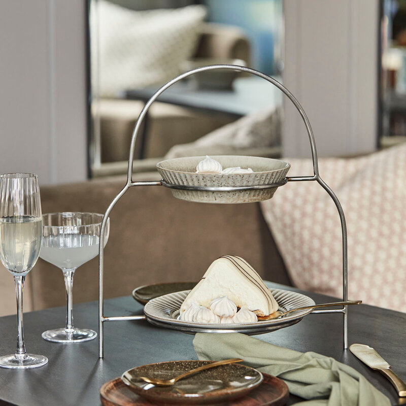 House Doctor-collectie Bordenstandaard Sana Zilveren afwerking