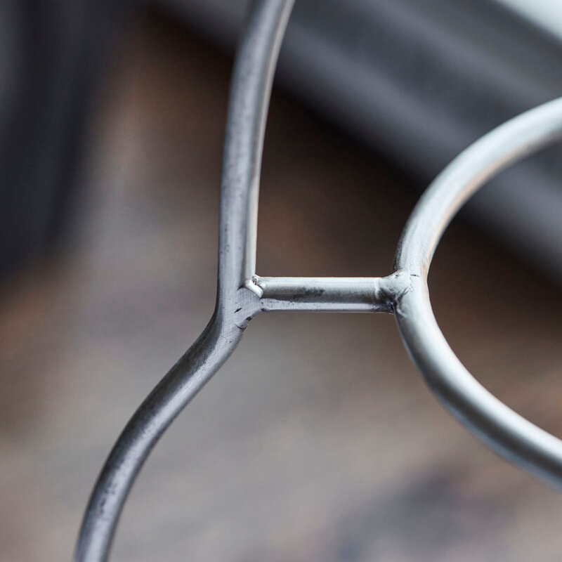 House Doctor-collectie Plate stand Sana Silver finish