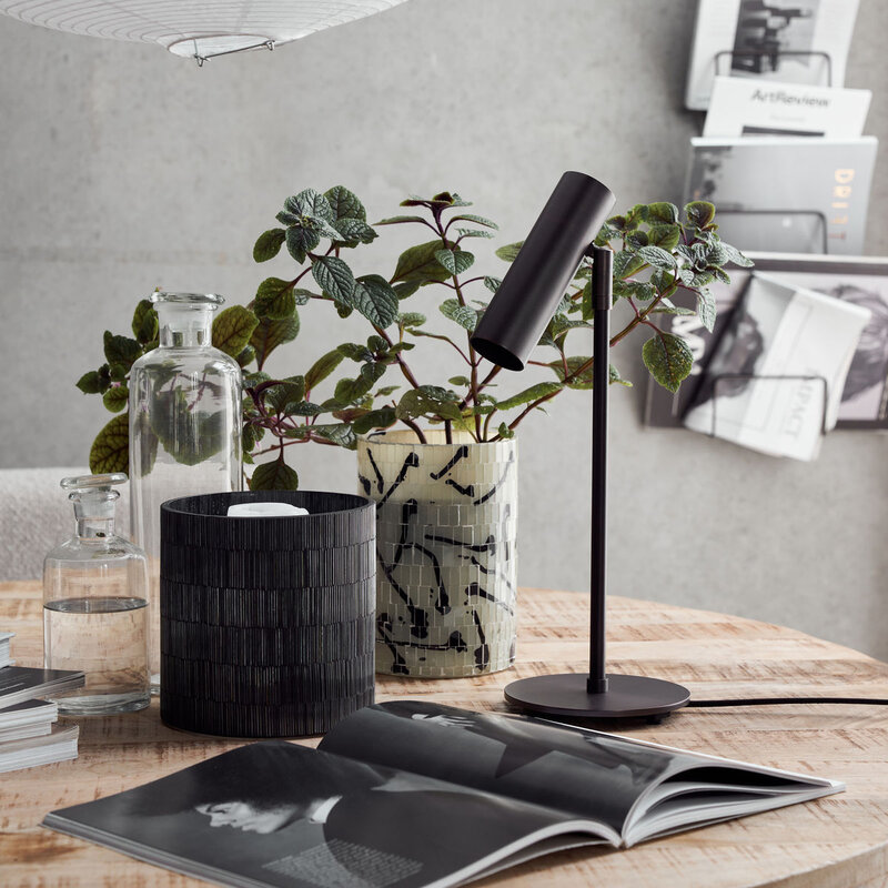 House Doctor-collectie Table lamp Norm Black antique