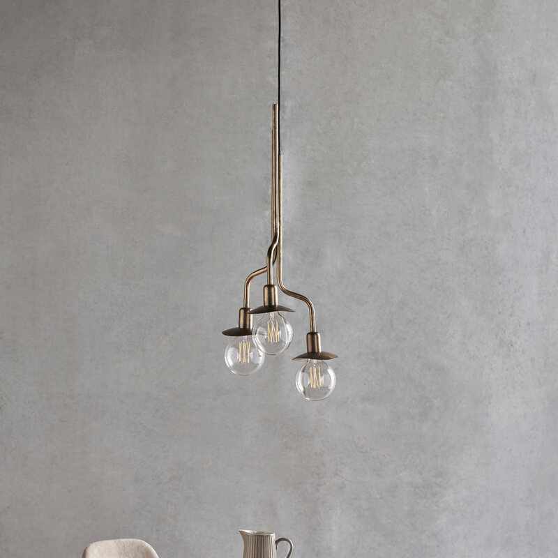 House Doctor-collectie Hanging lamp Hana Brass finish