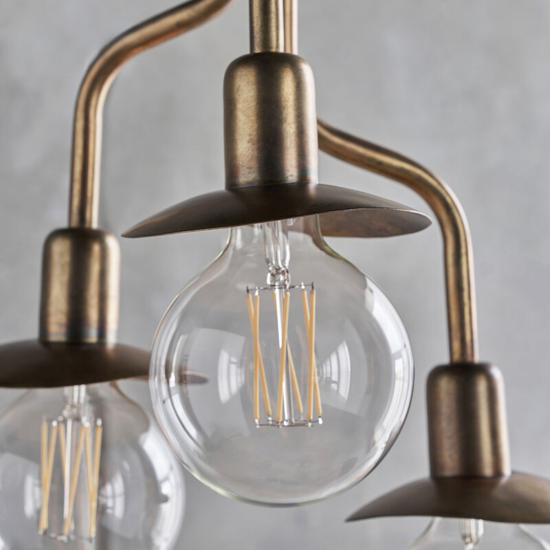 House Doctor-collectie Hanging lamp Hana Brass finish