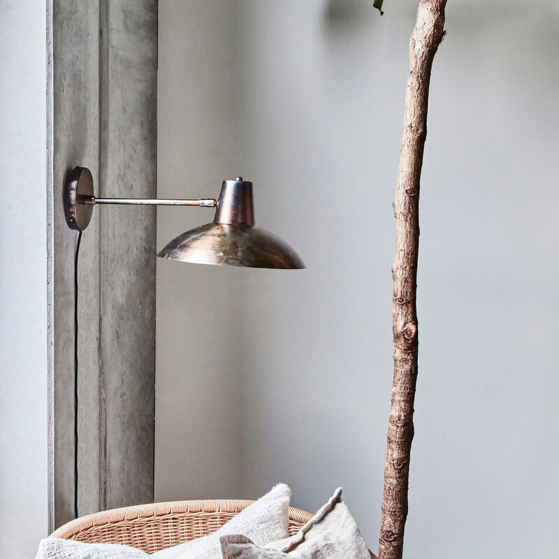 House Doctor-collectie Wall lamp Desk Antique brown