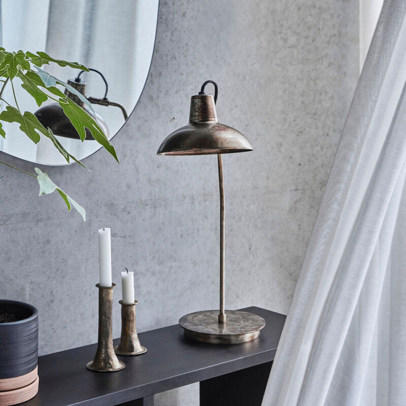 House Doctor-collectie Table lamp Desk Antique brown