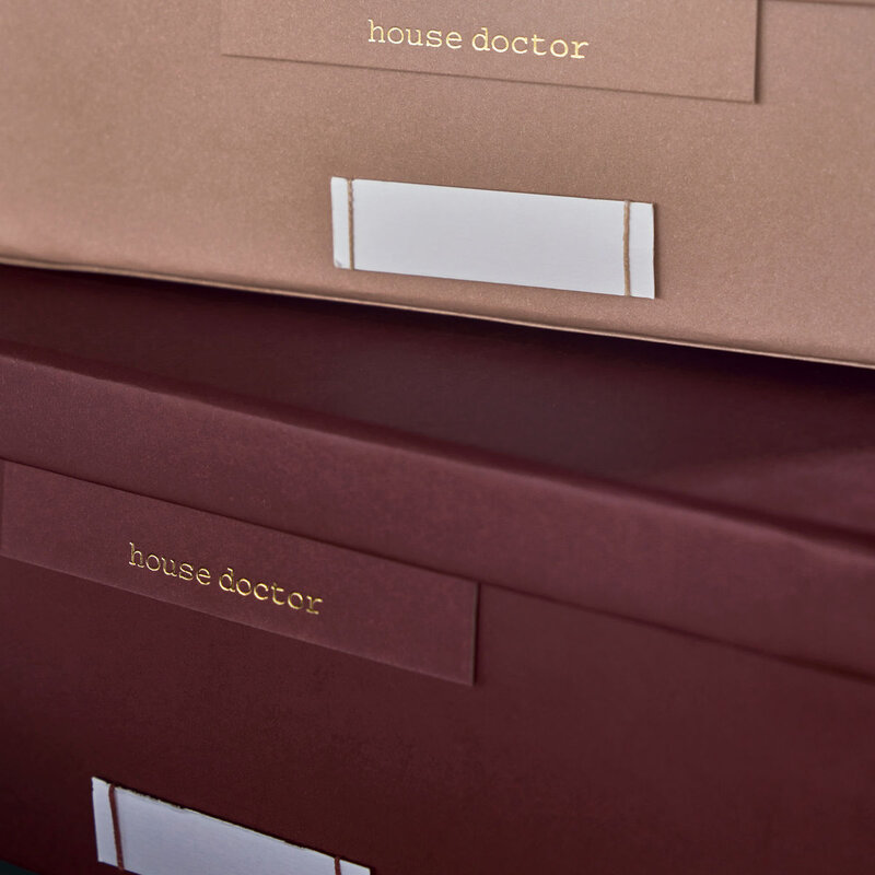 House Doctor-collectie Bewaardozen Keep Bordeaux/Roze