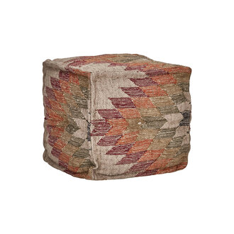 House Doctor Pouf Fecta Multicolour
