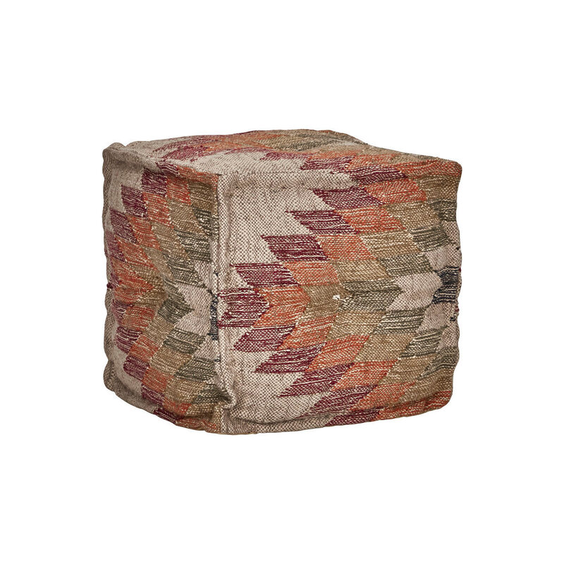 House Doctor-collectie Pouf Fecta Multicolour