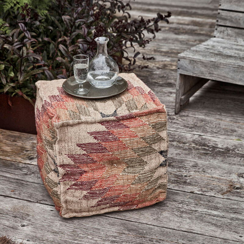 House Doctor-collectie Pouf Fecta Multicolour