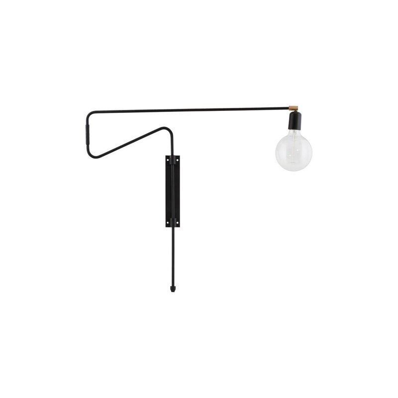 House Doctor-collectie Wall lamp Swing Black
