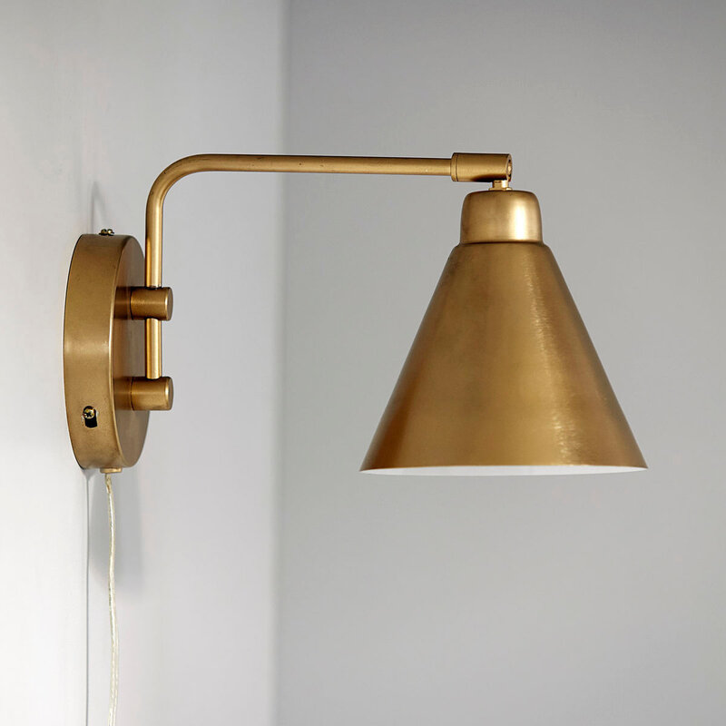 House Doctor-collectie Wall lamp Game Brass