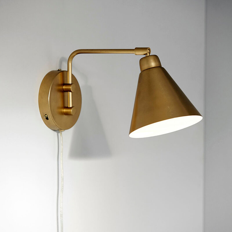 House Doctor-collectie Wandlamp Game Messing