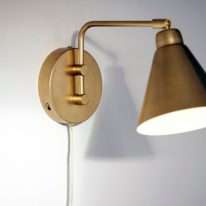 House Doctor-collectie Wall lamp Game Brass