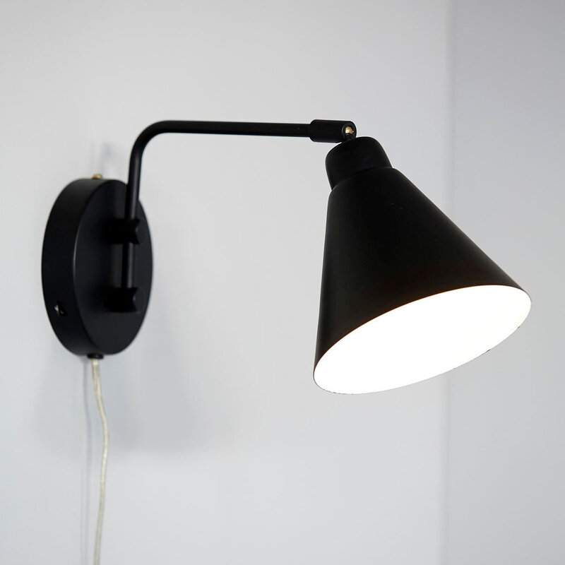 House Doctor-collectie Wall lamp Game Black