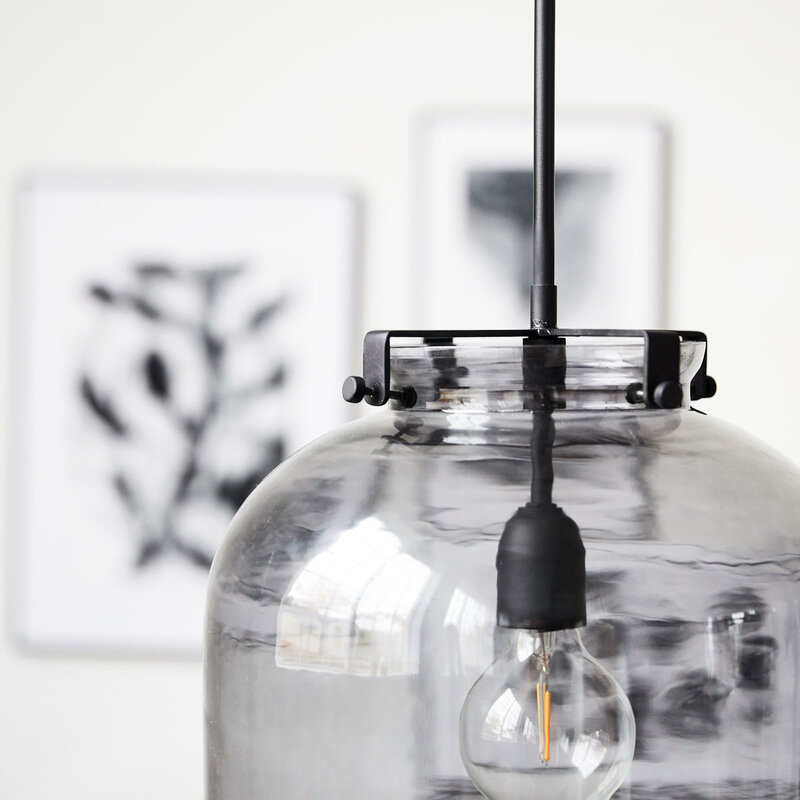 House Doctor-collectie Hanglamp Ball Grijs