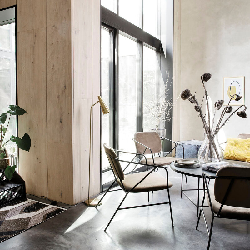 House Doctor-collectie Floor lamp Precise Brass