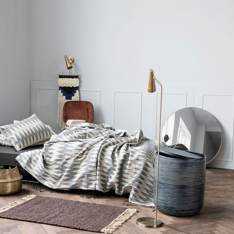 House Doctor-collectie Vloerlamp Precise Messing